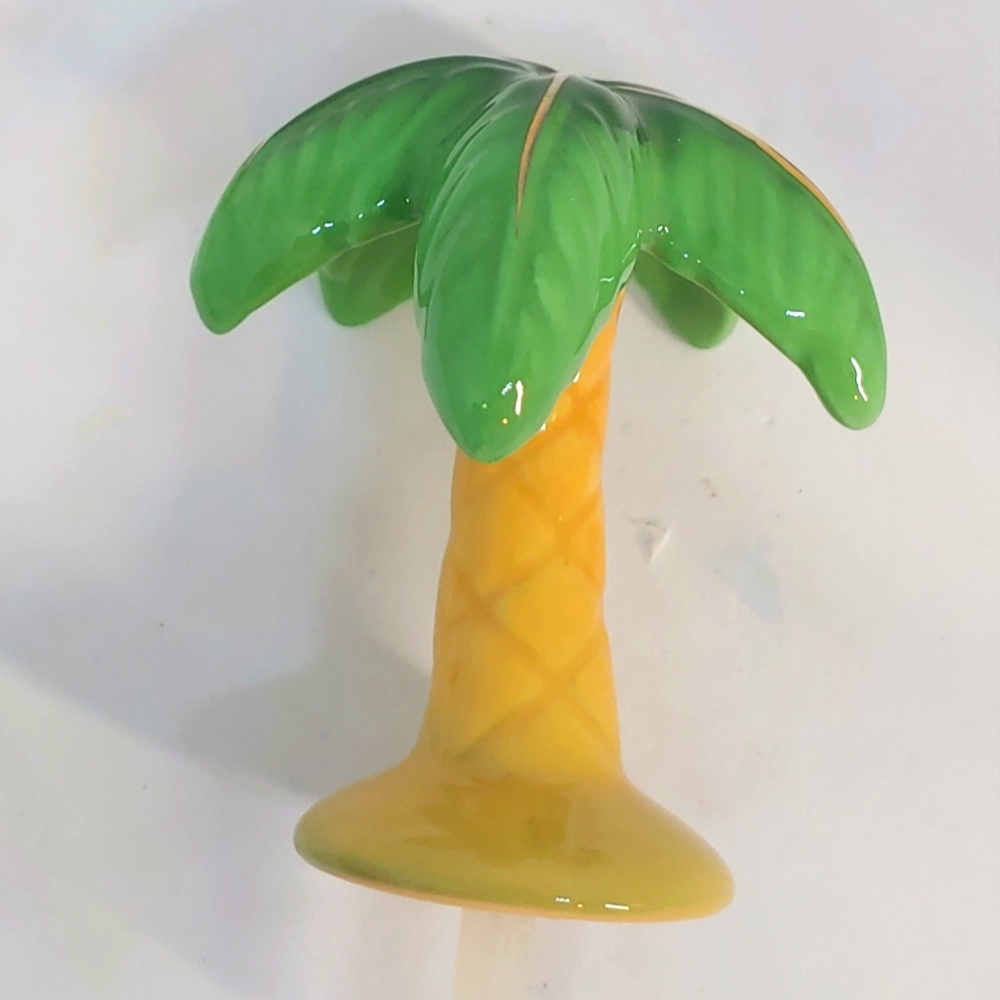 Nora Fleming Palm Tree with Gold Initials NF